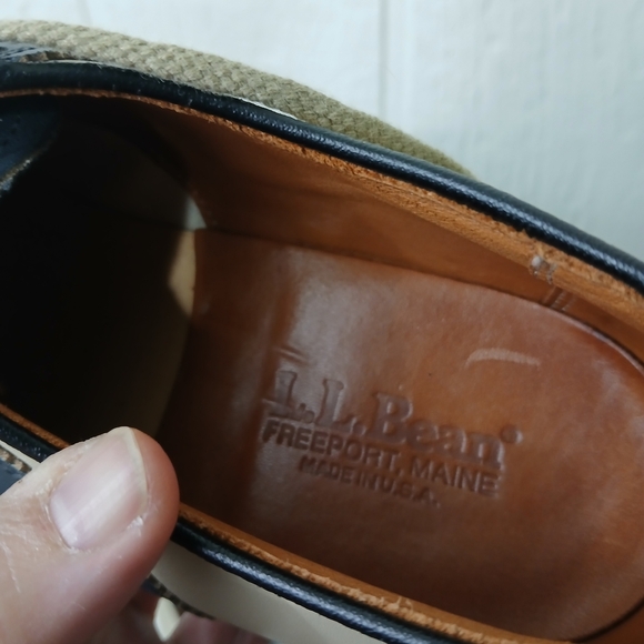 *VTG Mens LL Bean Saddle Shoes Leather Oxford Casual - 9.5D - Picture 3 of 10